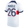 Officiële Voetbalshirt Paris Saint-Germain Mukiele 26 Uit 2023-24 - Heren